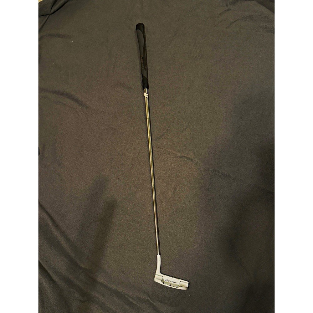 TaylorMade Ghost TM-880 Tour Putter 35" RH Steel Blade White Used Worn Grip